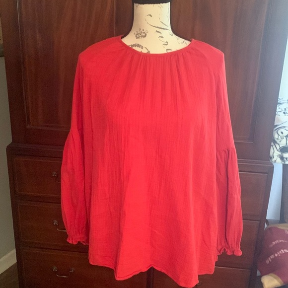 Universal Thread Balloon Sleeve Top. Size Large - Picture 1 of 4
